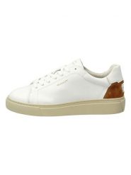 GANT Footwear Skórzane sneakersy "Julice" w kolorze biało-jasnobrązowym rozmiar: 40. Białe obuwie sportowe damskie GANT Footwear, bez zapięcia. Za 274.22 zł.