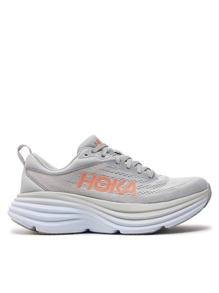 Hoka Buty do biegania Bondi 8 1127952 Szary. Szare obuwie sportowe damskie HOKA, z materiału, bez zapięcia, do biegania. Za 499.99 zł.
