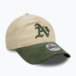 Czapka z daszkiem New Era Block Cord 9Twenty Oakland Athletics. Brązowe czapki z daszkiem damskie New Era, bez wzorów. Za 129.99 zł.