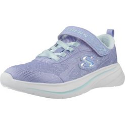 Buty SKECHERS WAVE 92 Fioletowy. Białe obuwie trekkingowe damskie Skechers, z tkaniny, bez zapięcia. Za 170.99 zł.