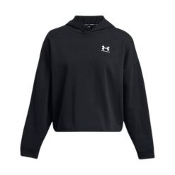 Bluza damska z kapturem Under Armour Rival Terry. Białe bluzy damskie Under Armour, xs, bez wzorów, z bawełny, z kapturem. Za 267.40 zł.