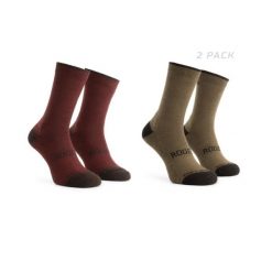 Skarpetki zimowe unisex Rogelli Merino z owczej wełny 2-pack. Brązowe skarpetki damskie Rogelli, bez wzorów, z elastanu. Za 76.00 zł.