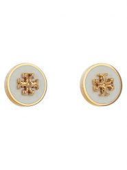 Tory Burch Kolczyki Kira 90547 Biały. Białe kolczyki damskie Tory Burch, metalowe. Za 539.99 zł.