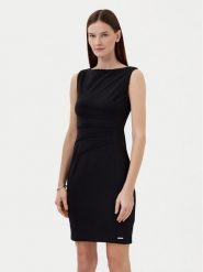 Calvin Klein Sukienka codzienna K20K208433 Czarny Regular Fit. Czarne sukienki damskie Calvin Klein, bez wzorów, z syntetyku, wizytowe, bez ramiączek. Za 459.99 zł.