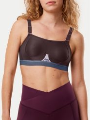 Triumph Biustonosz sportowy Triaction Gravity Lite N EX 10214400 Bordowy. Czerwone biustonosze sportowe damskie Triumph, bez wzorów, z syntetyku. Za 149.99 zł.