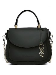 CXL by Christian Lacroix Skórzana torebka w kolorze czarnym - 23 x 20 x 11 cm rozmiar: onesize. Czarne torebki klasyczne damskie CXL by Christian Lacroix, z materiału, przez ramię, bez dodatków. Za 347.99 zł.