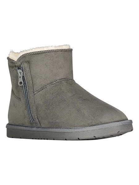 Geographical Norway Botki zimowe "Ozipnat" w kolorze szarym rozmiar: 38. Szare botki damskie Geographical Norway, na zimę, z futra, bez obcasa, bez zapięcia. Za 121.99 zł.