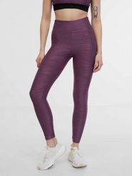 Orsay Legginsy sportowe w kolorze fioletowym rozmiar: M. Różowe legginsy sportowe damskie Orsay, m, bez wzorów, z materiału, z podwyższonym stanem, outdoorowe. Za 100.99 zł.