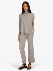 APART 2-częściowy zestaw w kolorze szarym rozmiar: 38. Szare golfy damskie Apart, bez wzorów, bez ramiączek. Za 319.88 zł.