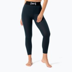 Spodnie termoaktywne damskie super.natural Tundra 174. Niebieskie spodnie sportowe damskie super.natural, na zimę, bez wzorów, narciarskie. Za 299.99 zł.