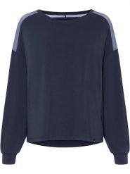 Naturana Bluza w kolorze granatowym rozmiar: M. Niebieskie bluzy damskie Naturana, m, bez wzorów, bez kaptura. Za 108.49 zł.