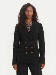 Guess Marynarka W5YN39 KCMU2 Czarny Regular Fit. Czarne marynarki i żakiety damskie Guess, l, z aplikacjami, z syntetyku. Za 489.99 zł.