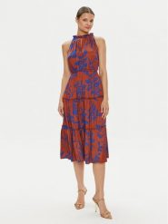 Gap Sukienka letnia 665843-01 Brązowy Loose Fit. Brązowe sukienki damskie GAP, bez wzorów, z syntetyku, bez ramiączek. Za 219.99 zł.