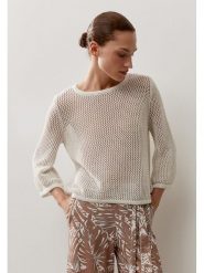 More & More Sweter w kolorze kremowym rozmiar: 44. Brązowe swetry klasyczne damskie More & More, bez kołnierzyka. Za 166.10 zł.
