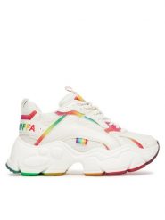 Buffalo Sneakersy 1636671 Biały. Białe obuwie sportowe damskie Buffalo, ze skóry, bez zapięcia. Za 599.99 zł.