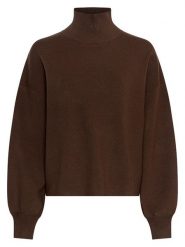 MOSS COPENHAGEN Sweter "Mercy" w kolorze brązowym rozmiar: M/L. Brązowe swetry klasyczne damskie Moss Copenhagen, l, bez kołnierzyka. Za 130.99 zł.