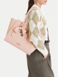 Nine West Torebka CEO-Serene-I-LX10186 Różowy. Czerwone torebki klasyczne damskie Nine West, z materiału, bez dodatków. Za 369.99 zł.