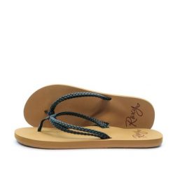 Japonki plażowe damskie Roxy Costas. Czarne klapki damskie Roxy, bez wzorów, bez obcasa, bez zapięcia. Za 99.99 zł.