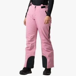 Spodnie narciarskie damskie wodoodporne wiatroszczelne oddychające Cervinia II. Czarne spodnie sportowe damskie SWEDEMOUNT, na zimę, bez wzorów, narciarskie. Za 599.99 zł.