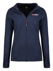 Geographical Norway Kurtka polarowa "Tug" w kolorze granatowym rozmiar: XXL. Niebieskie kurtki damskie Geographical Norway, xxl, z polaru, bez kołnierzyka. Za 74.63 zł.