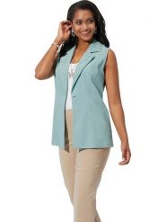 WITT WEIDEN Kamizelka w kolorze błękitnym rozmiar: 42. Niebieskie kamizelki damskie WITT WEIDEN, bez wzorów, bez kaptura. Za 56.66 zł.