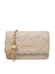 Valentino Torebka Ocarina VBS3KK52R Écru. Listonoszki damskie Valentino, bez wzorów, ze skóry, bez dodatków. Za 349.99 zł.