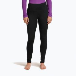Legginsy termoaktywne damskie icebreaker Merino 200 Oasis High Rise. Czarne legginsy damskie Icebreaker, bez wzorów. Za 412.99 zł.