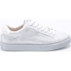 Pepe Jeans - Tenisówki. Szare obuwie sportowe damskie Pepe Jeans, z jeansu. W wyprzedaży za 219.90 zł.