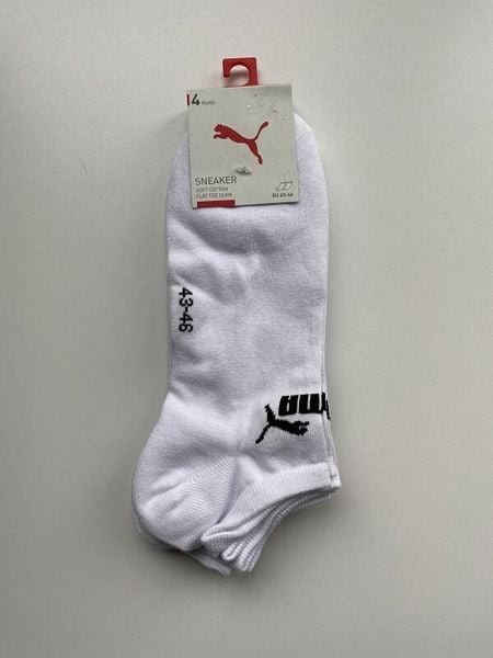 Skarpety unisex Puma QUARTER. Białe skarpetki damskie Puma, bez wzorów. Za 70.37 zł.