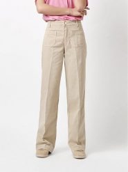 Rosner Dżinsy - Wide Leg fit - w kolorze beżowym rozmiar: W44/L32. Brązowe jeansy damskie Rosner, z podwyższonym stanem. Za 208.99 zł.