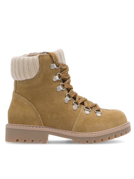 Lasocki Kids Trapery ASPEN-CI12-ASPEN-18 Khaki. Brązowe kozaki dziewczęce Lasocki Kids, bez wzorów, z materiału, bez obcasa, bez zapięcia. Za 229.99 zł.