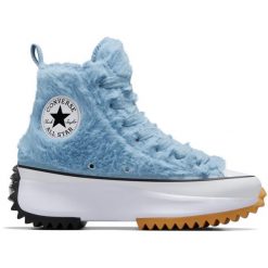 Sneakers Converse Run Star Hike. Niebieskie obuwie sportowe damskie Converse, bez zapięcia, na fitness i siłownię. Za 790.00 zł.
