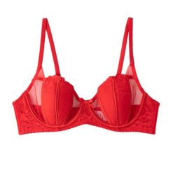 Biustonosz francuski z eleganckim krojem Anjali. Brązowe biustonosze Intica, bez wzorów. Za 109.00 zł.