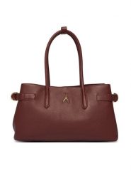 Patrizia Pepe Torebka 8B0305/L162 Brązowy. Brązowe kuferki damskie Patrizia Pepe, ze skóry, bez dodatków. Za 1,709.00 zł.