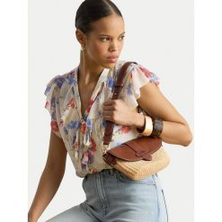 Torebka LAUREN RALPH LAUREN. Brązowe torebki klasyczne damskie Lauren Ralph Lauren, bez dodatków. Za 1,699.00 zł.