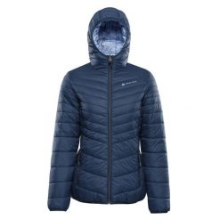 Kurtka damska ocieplana dwustronna Alpine Pro Eroma. Niebieskie kurtki damskie Alpine Pro, bez wzorów, z puchu, bez kaptura. W wyprzedaży za 449.00 zł.