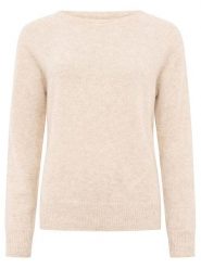 Zwillingsherz Kaszmirowy sweter w kolorze beżowym rozmiar: S. Brązowe swetry klasyczne damskie Zwillingsherz, s, z kaszmiru, bez kołnierzyka. Za 382.13 zł.