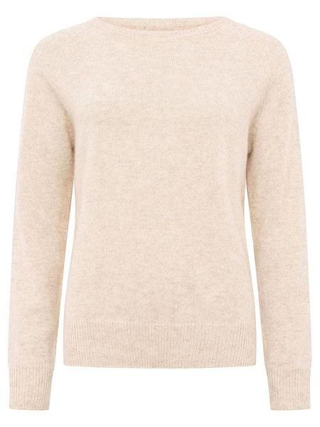 Zwillingsherz Kaszmirowy sweter w kolorze beżowym rozmiar: S. Brązowe swetry klasyczne damskie Zwillingsherz, s, z kaszmiru, bez kołnierzyka. Za 396.24 zł.