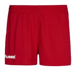 Spodenki sportowe damskie Hummel Core Womens Shorts. Czerwone spodenki sportowe damskie Hummel, l, bez wzorów, z materiału, do biegania. Za 29.00 zł.