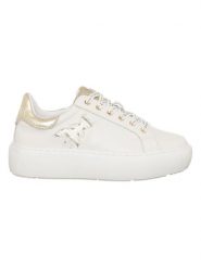 Patrizia Pepe Skórzane sneakersy w kolorze białym rozmiar: 41. Białe obuwie sportowe damskie Patrizia Pepe, bez zapięcia. Za 426.06 zł.