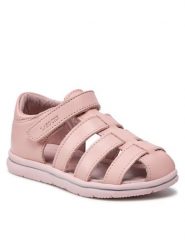 Lasocki Kids Sandały CI12-LINEA-01 Różowy. Czerwone sandały dziewczęce Lasocki Kids, ze skóry, bez obcasa, bez zapięcia. Za 96.99 zł.