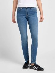 Lee Dżinsy - Slim fit - w kolorze niebieskim rozmiar: W32/L33. Niebieskie jeansy damskie Lee. Za 152.99 zł.