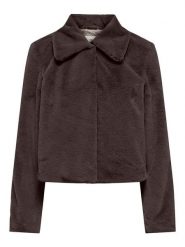 JDY Kurtka "Macy" w kolorze brązowym ze sztucznego futerka rozmiar: XL. Brązowe kurtki damskie JDY, xl, bez wzorów, bez kaptura. Za 184.95 zł.