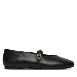 Baleriny Steve Madden. Czarne balerinki damskie Steve Madden, bez wzorów. Za 319.99 zł.