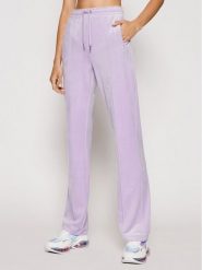 Juicy Couture Spodnie dresowe Tina JCAPW045 Fioletowy Regular Fit. Fioletowe spodnie dresowe damskie Juicy Couture, l, bez wzorów, z dresówki. Za 359.99 zł.