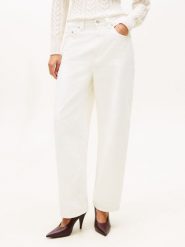 Tommy Hilfiger Dżinsy - Barrel Kobiety Bawełna biały, 28-32. Białe jeansy damskie Tommy Hilfiger. Za 329.95 zł.