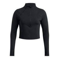 Bluza z półzamkiem damska z dzianiny Under Armour Launch Elite. Czarne bluzy damskie Under Armour, xs, bez wzorów, z dzianiny, bez kaptura. Za 307.15 zł.