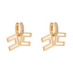 Kolczyki Elisabetta Franchi. Żółte kolczyki damskie Elisabetta Franchi, złote. Za 1,019.99 zł.