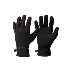 Rękawice turystyczne jesienno zimowe Trekker Outback. Czarne rękawiczki damskie HELIKON-TEX, bez wzorów. Za 102.99 zł.