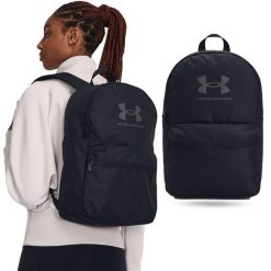 Plecak miejski UNDER ARMOUR Loudon Lite Backpack 20L. Czarne plecaki Under Armour, bez wzorów. W wyprzedaży za 100.68 zł.